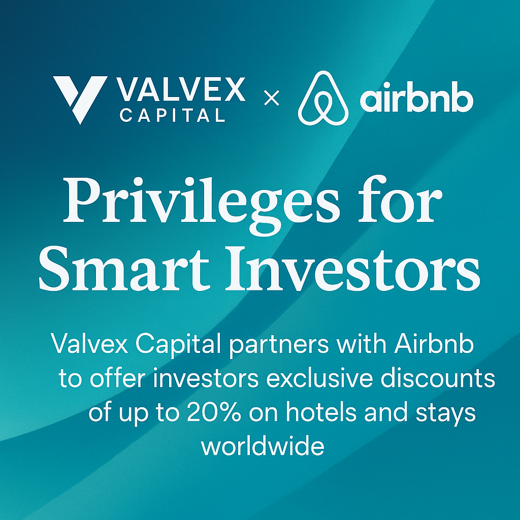 Valvex Capital и Airbnb: Привилегии для тех, кто инвестирует разумно