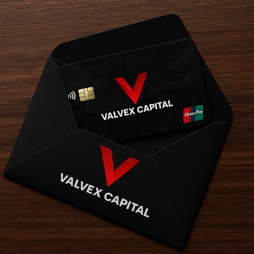 С 15 мая доступны фирменные карты Valvex Capital